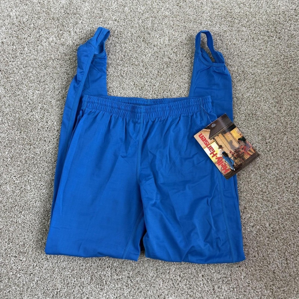 Vtg Helly Hansen Long Johns Womens Large Blue Lifa Thermal Polypropylene Pants